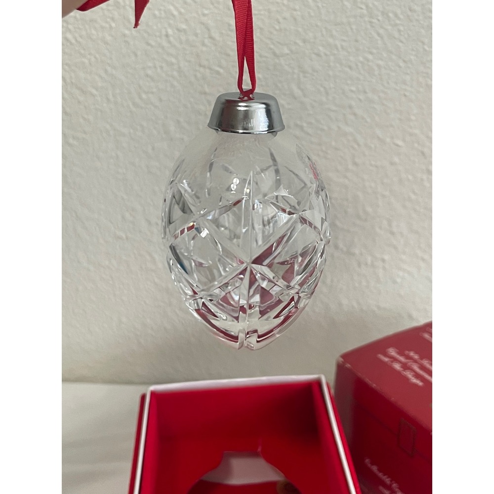 1998 VTG Madison Avenue Crystal Ornament OS Clear Excellent Star Design ORN98R - Picture 6 of 7